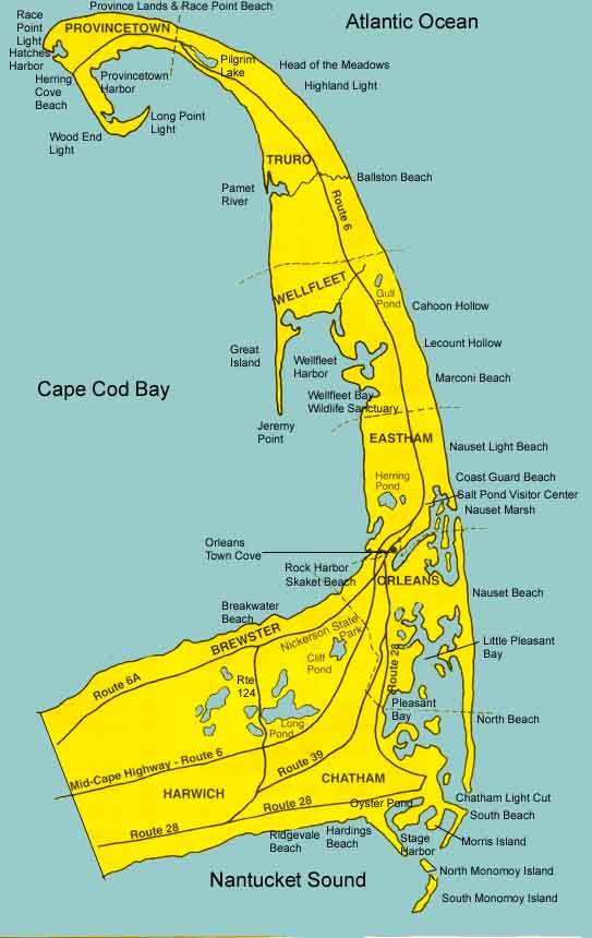 Map of the Outer Cape